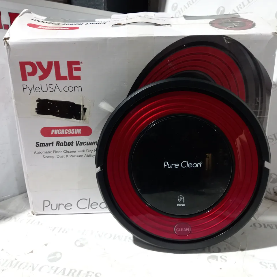 BOXED PYLE SMART ROBOT VACUUM PUCRC95UK