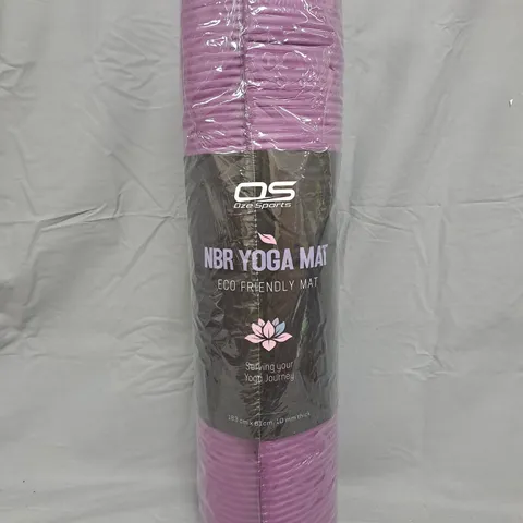 OZE SPORTS NBR YOGA MAT – ECO FRIENDLY, PURPLE, 183 CM X 61 CM X 10 MM