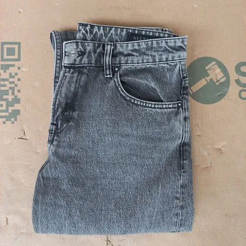 ALLSAINTS JEANS IN GREY W. STUDDED DETAIL SIZE 29