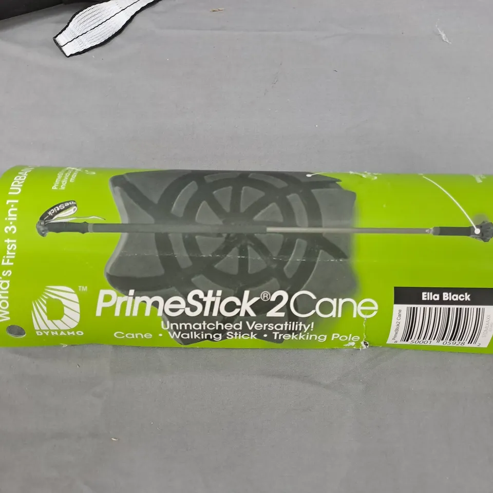 DYNAMO PRIMESTICK 2 CANE WALKING STICK - ELLA BLACK (3-IN-1 TREKKING POLE)