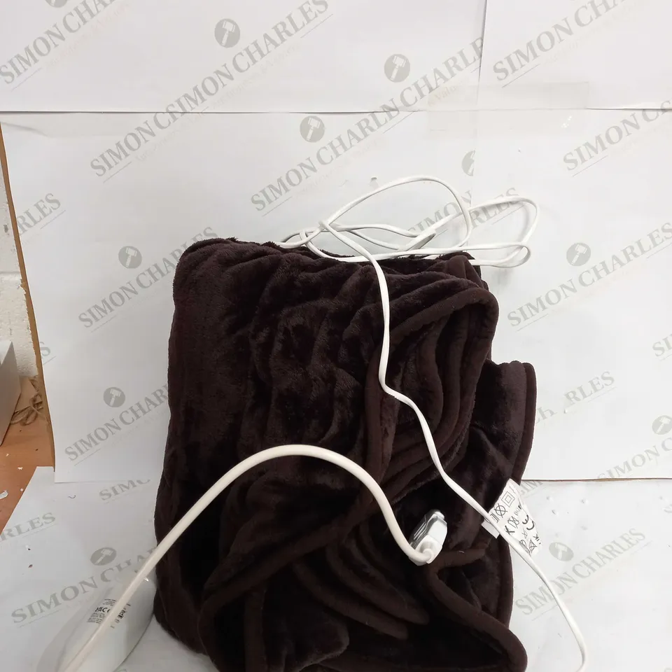 COZEE HOME HEATED THROW CHOCOLATE 