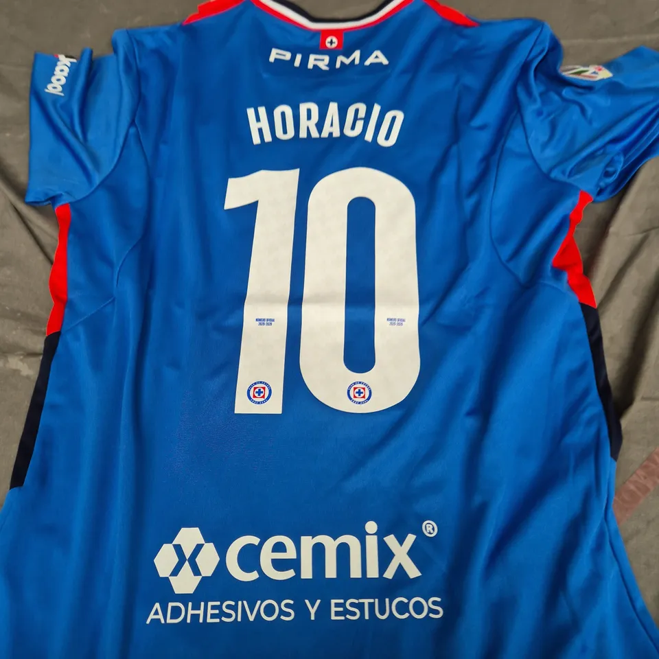 CRUZ AZUL FOOTBALL JERSEY HORACIO 10 – BLUE – PIRMA