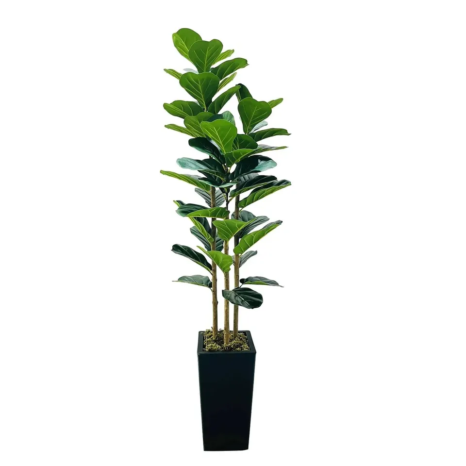 BOXED GARVEE 5FT ARTIFICIAL TREES INDOOR FAUX TREE ARTIFICIAL PLANTER
