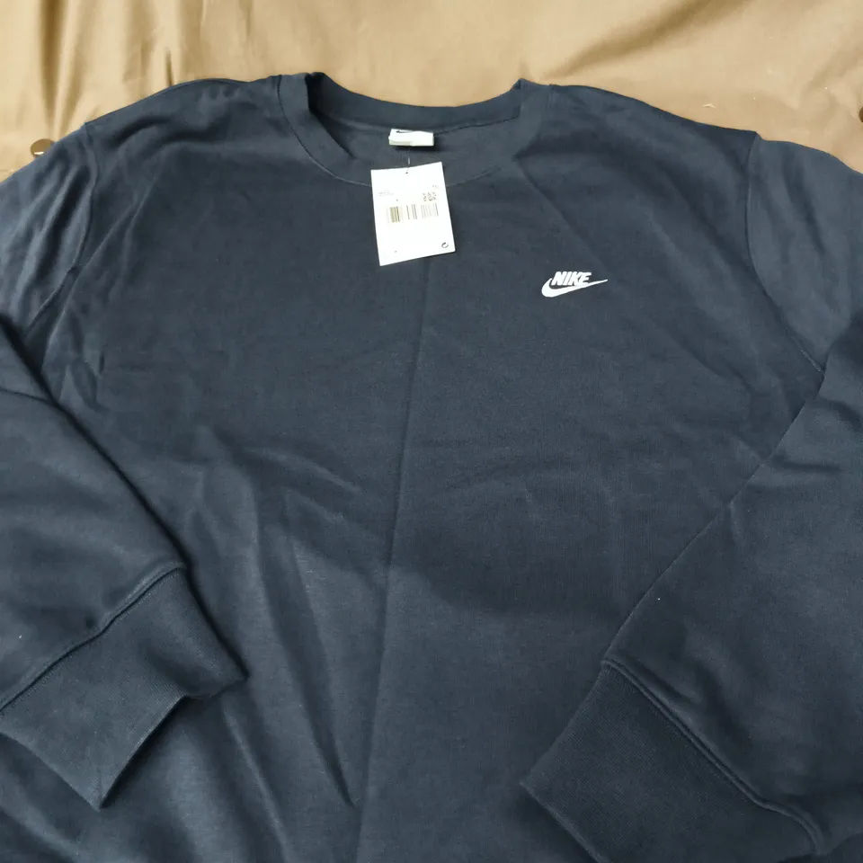NIKE NAVY CREWNECK SWEATSHIRT - SIZE XXL