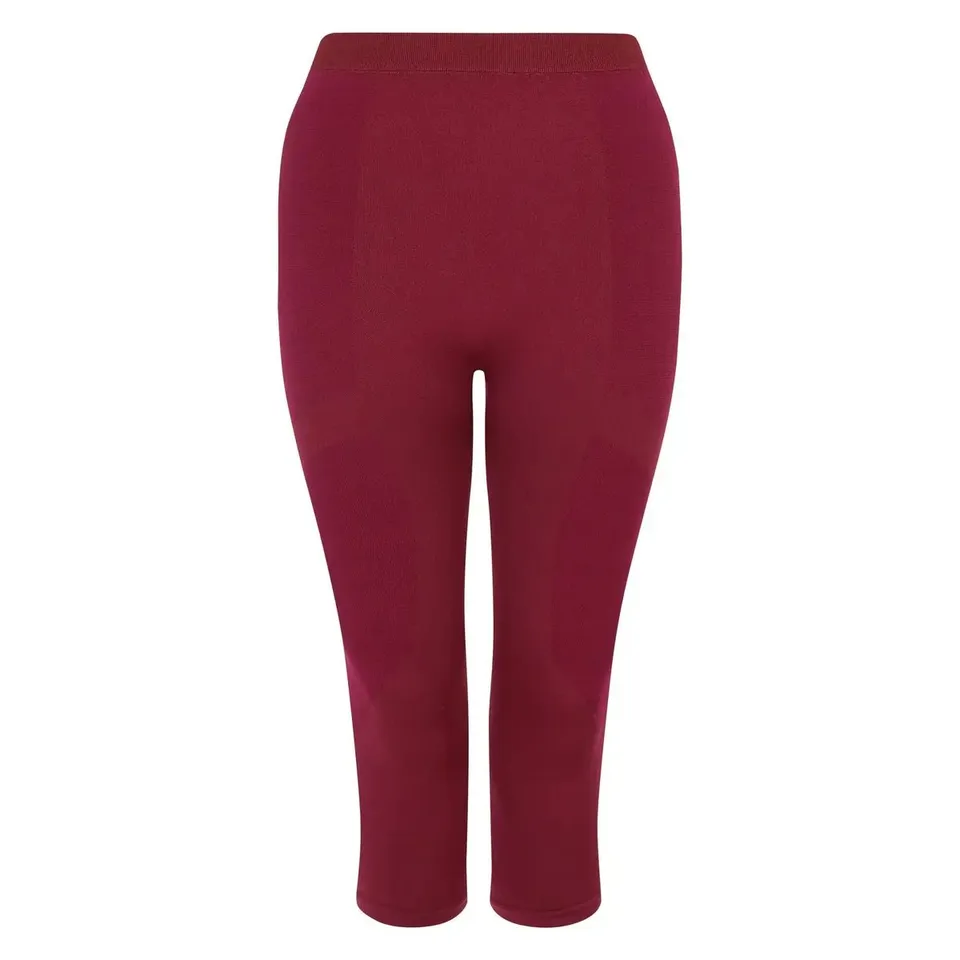 BRAND NEW DARE2B WOMEN'S IN THE ZONE SEAMLESS SECOND SKIN 3/4 LEGGINGS FIG SIZE SMALL