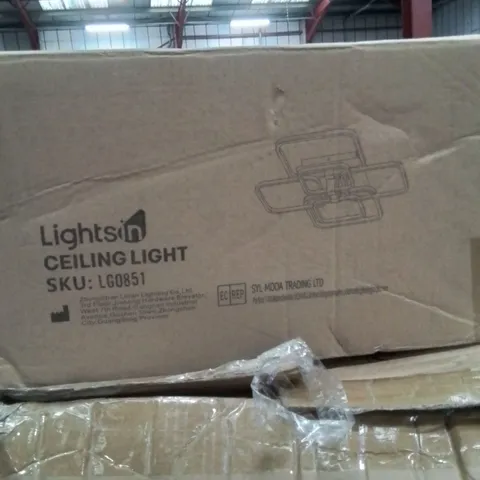 BOXED LIGHTS IN CEILING LIGHT 