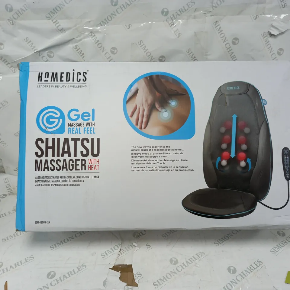 HOMEDICS SHIATSU MASSAGER WITH HEAT SGM-1300H-EUX
