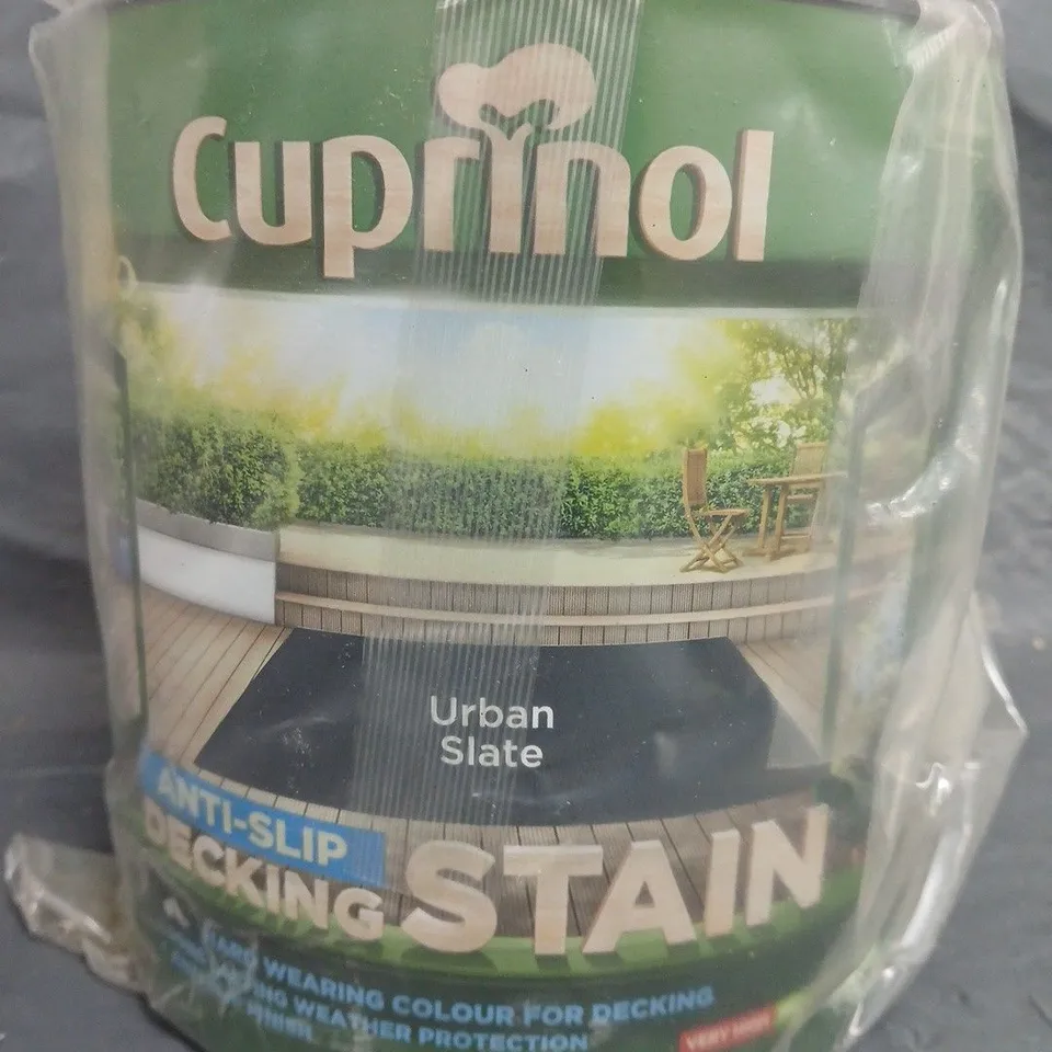 CUPRINOL ANTI-SLIP DECKING STAIN - URBAN SLATE - 2.5L - COLLECTION ONLY