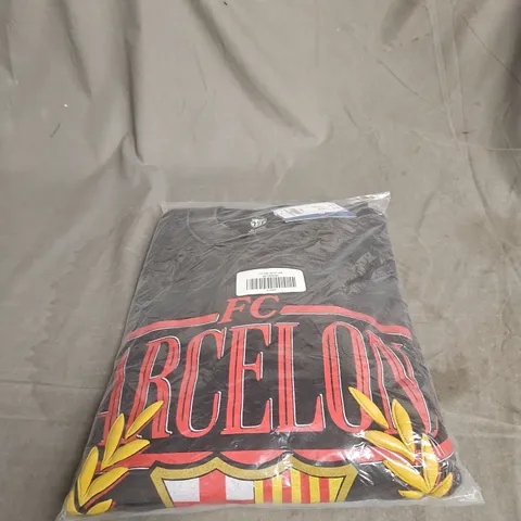 FC BARCELONA LOGO SWEATSHIRT – BLACK, XL