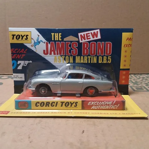 CORGI TOYS JAMES BOND ASTON MARTIN DB5 DIE‑CAST MODEL – BOXED