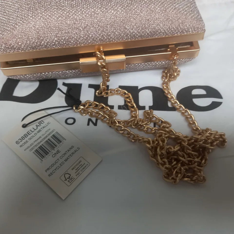 DUNE CHAMPAIGNE GLITTER BAG