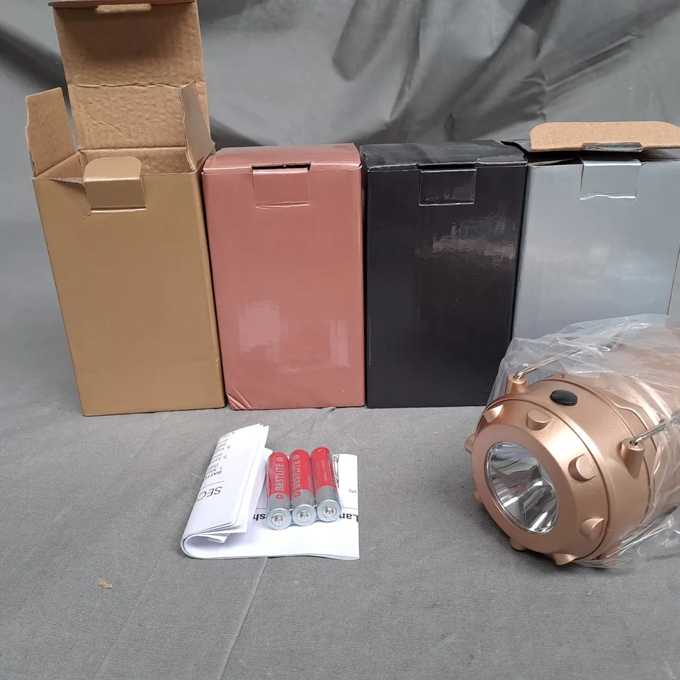 SCB SET OF 4 MINI POP-UP METALLIC LIGHTS