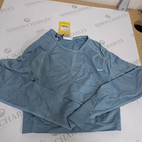 MP LIGHT BLUE GYM TOP SIZE S