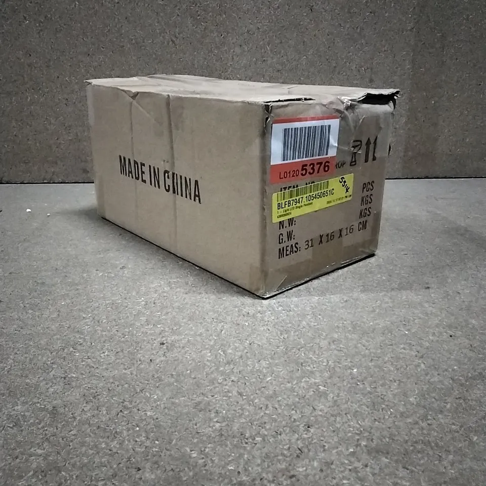 BOXED 1-LIGHT LED SINGLE PENDANT 