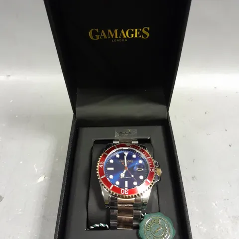 GAMAGES SPORTS ELEMENT TWO TONE WATCH