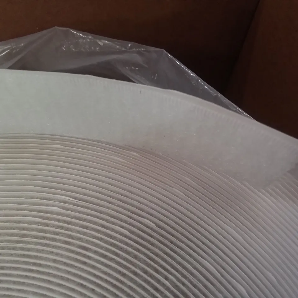 BOX OF 36 HALCO 25MM ADHESIVE LOOP FASTENER ROLLS - WHITE