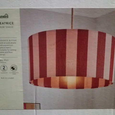 BOXED DUNELM BEATRICE DRUM SHADE 