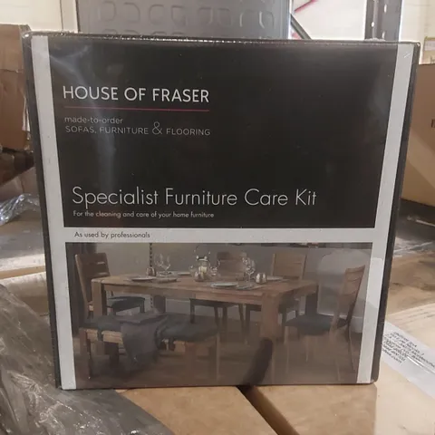 PALLET CONTAINING APPROXIMATELY 200x HOUSE OF FRASER SPECIALIST FURNITURE CARE KITS
