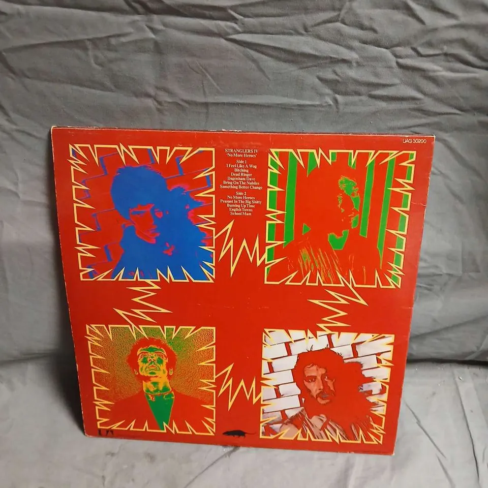 THE STRANGLERS - NO MORE HEROES VINYL LP