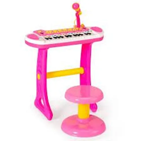 BOXED COSTWAY 31-KEY KIDS PIANO KEYBOARD TOY WITH MICROPHONE AND MULTIPLE SOUNDS FOR AGE