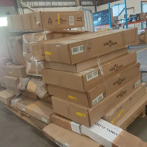 PALLET CONTAINING A LARGE QUANTITY OF ASSORTED FURNITURE PARTS ECT