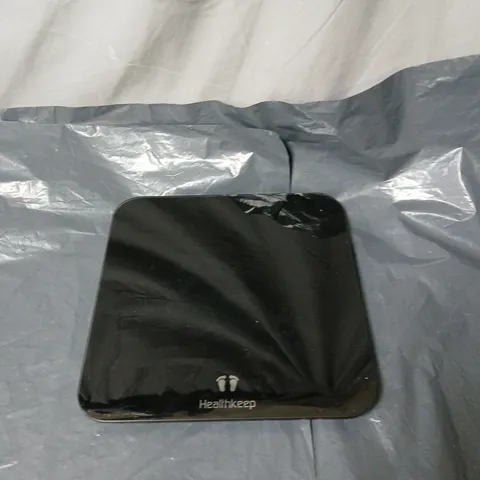 HEALTHKEEP DIGITAL BATHROOM SCALE – BLACK SQUARE DESIGN