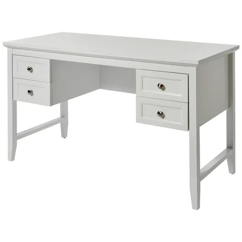 BOXED CLASSIC 130cm DESK - WHITE (1 BOX)