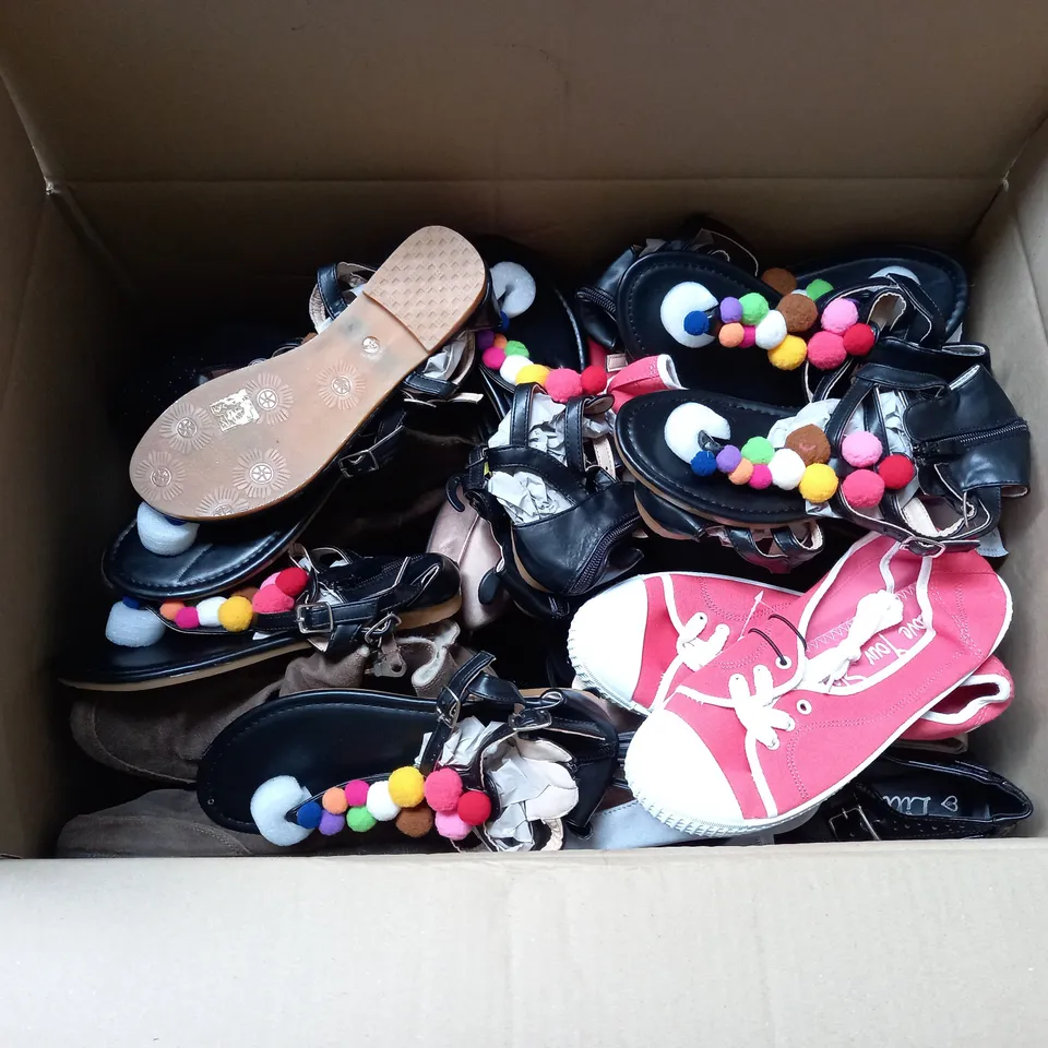 LARGE QUANTITY OF ASSORTED WOMENS SHOES IN VARIOUS SIZES, COLOURS AND STYLES
