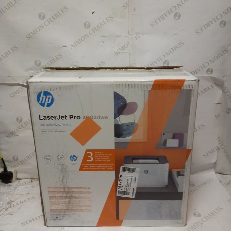 HP LASER JET PRO 3002DWE - WHITE