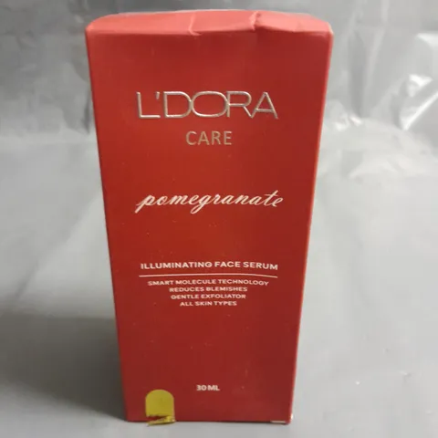 SEALED L'DORA CARE POMEGRANATE ILLUMINATING FACE SERUM 30ML