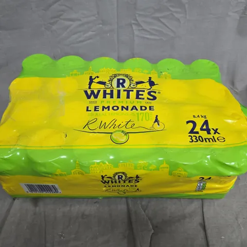 R WHITES LEMONADE 24 X 330ML CANS 