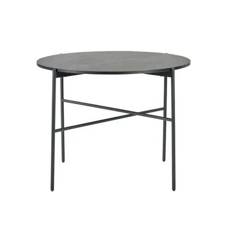 BOXED CAMILLE 4 SEATER DINING TABLE - BLACK (1 BOX)