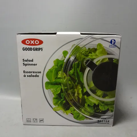 BOXED OXO GOOD GRIPS SALAD SPINNER 