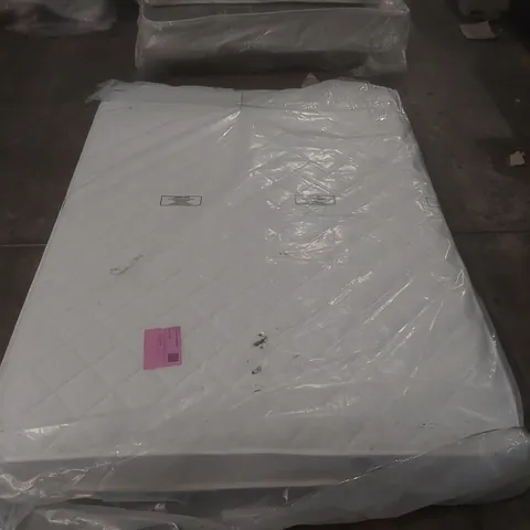 QUALITY BAGGED DOUBLE 135cm AIRSPRUNG LUXURY QUILTED MEDIUM MATTRESS