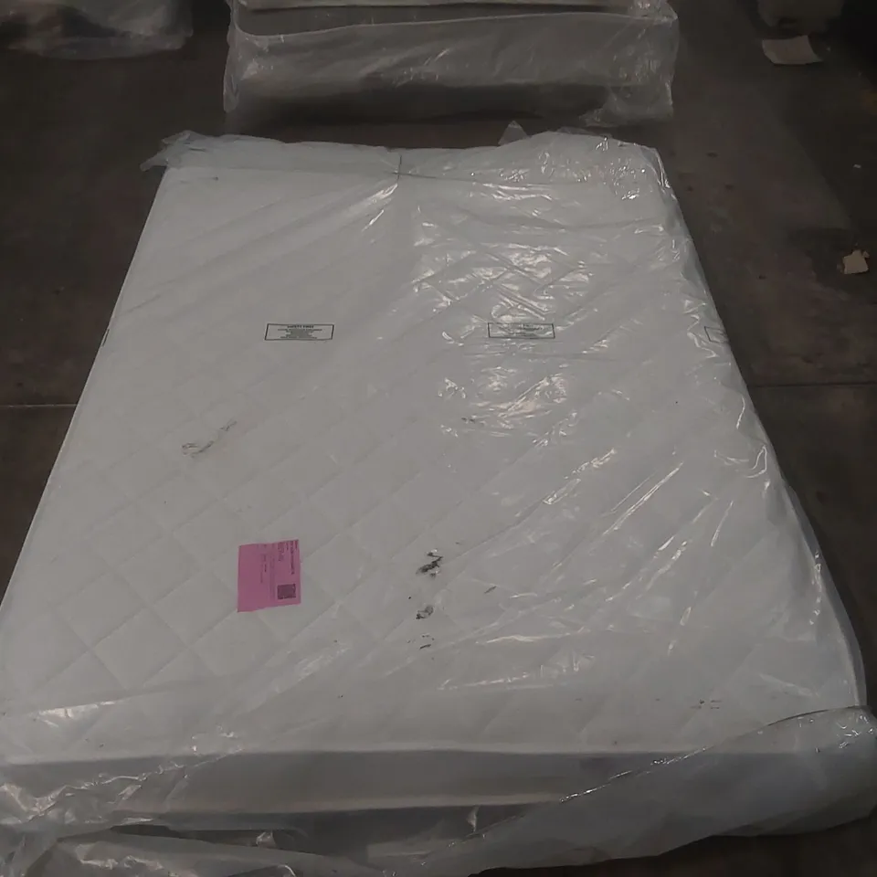 QUALITY BAGGED DOUBLE 135cm AIRSPRUNG LUXURY QUILTED MEDIUM MATTRESS