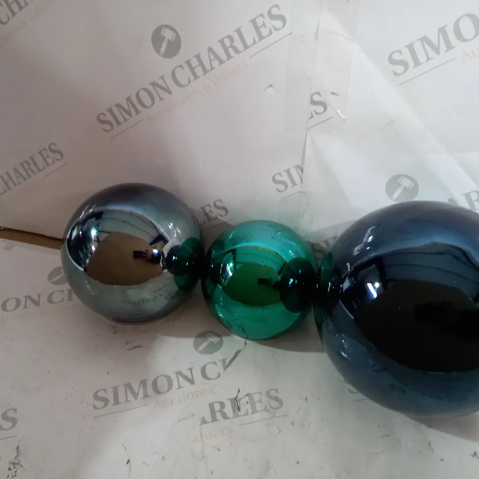 BUNDLEBERRY SET OF 3 INFINITY SPHERES, MULTI