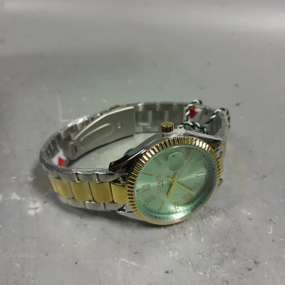 GAMAGES REGAL BLUE DIAL WATCH 