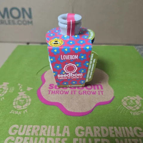 SEEDBOM GUERRILLA GARDENING SEED BOMBS – 16-PACK (BOXED)