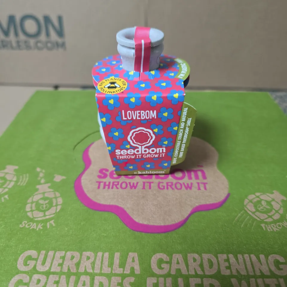 SEEDBOM GUERRILLA GARDENING SEED BOMBS – 16-PACK (BOXED)