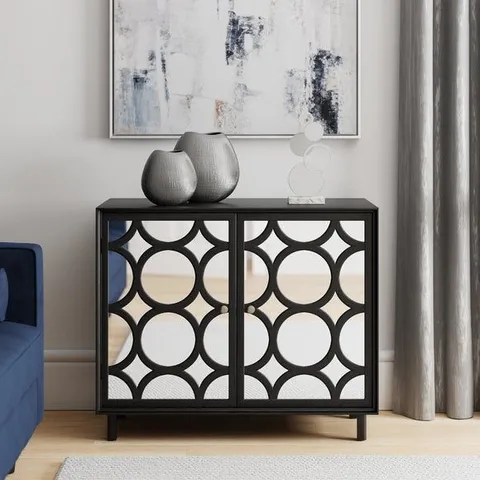 BOXED DELPHI SMALL SIDEBOARD - BLACK (1 BOX)