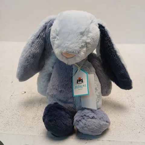 JELLYCAT PUDDLSEA BUNNY PLUSH TOY (BASHFUL) – BLUE/GREY