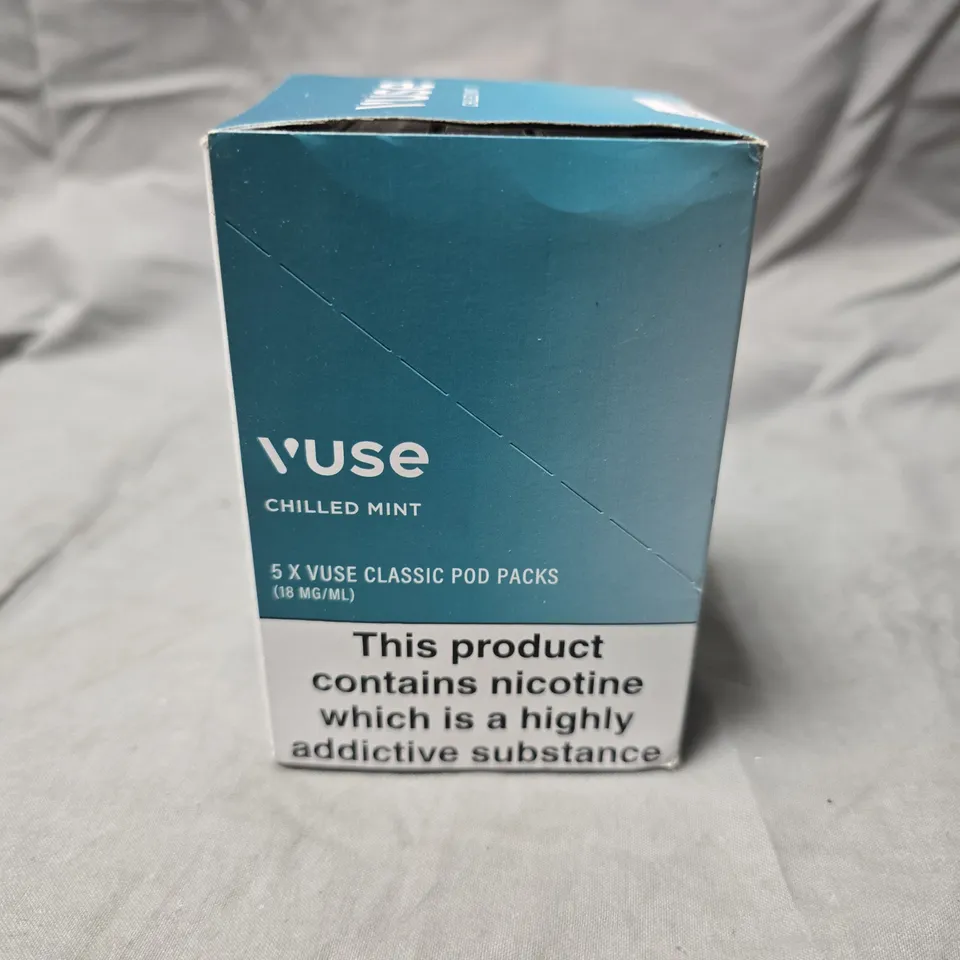 VUSE CLASSIC POD PACKS - CHILLED MINT, 5 X 2-POD PACKS (18 MG/ML)