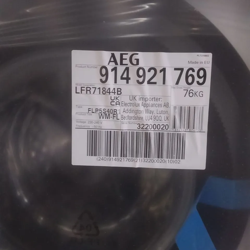 AEG LFR71844B WASHING MACHINE RRP £667.00