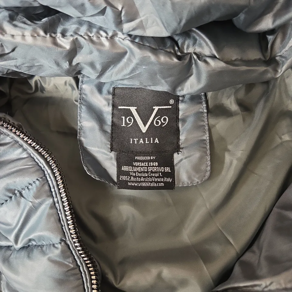V 1969 ITALIA HOODED COAT XL (COLOUR: JEANS) WITH TAGS