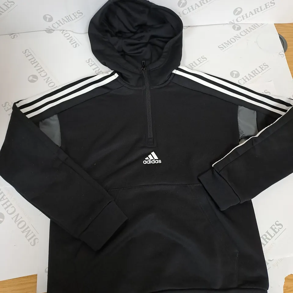 ADIDAS 1/4 ZIP FLEX HOODIE SIZE 11-12 YEARS