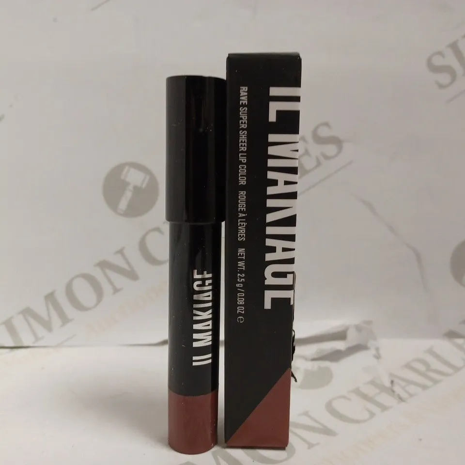 IL MAKIAGE SUPER SHEER LIP COLOUR - RAVE 2.5G 