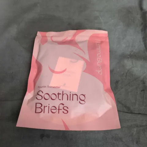 MAMMABUMP SOOTHING BRIEFS FOURTH TRIMESTER MATERNITY UNDERWEAR IN BLACK SIZE S