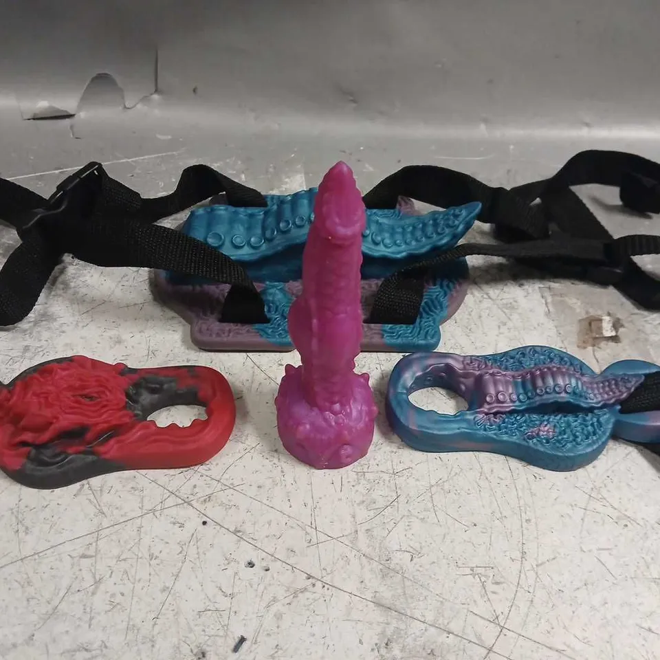 FOUR ASSORTED DRAGON THEMED SEX TOYS