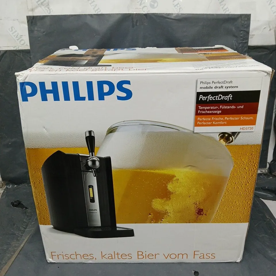 BOXED PHILIPS PERFECT DRAFT BEER POURING SYSTEM