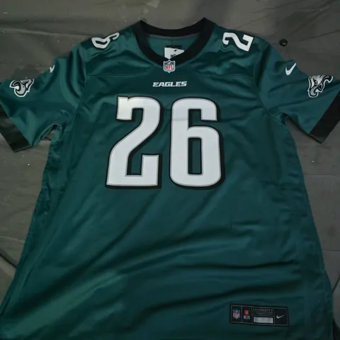NIKE NFL PHILADELPHIA EAGLES JERSEY IN GREEN (#26 - BARKLEY)